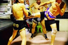 Muay Thai training with Master Chao